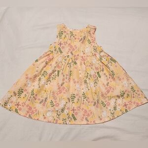Floral Bunny Baby Girl Dress Sz 3-6mos